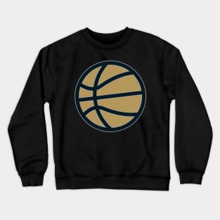 Simple Basketball Design In Your Team's Colors! Crewneck Sweatshirt